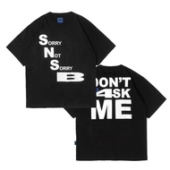 RIRUSHOP snsb WORLD I 4SK. BI TSHIRT I SORRYNOTSORRY.B I snsb