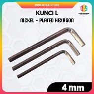 4mm Nickel Hex Wrench 4mm Nickel Hex Allen Key/ Wrench