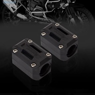 HUBERT 2pcs Motorcycle Decorative Block, Engine Guard Block Motorcycle Parts Motorcycle Bumper Parts Block, Protection Plastic Black Engine Guard Decorative Block Engine Guard