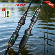 NEW Artemis Pure UL Fishing Rod 1.5m/1.68m/1.8m/1.98m Ultralight Spinning Rod Casting Joran Pancing