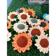 Handmade l Crochet Sun Flower Keychain l Daisy Keychain