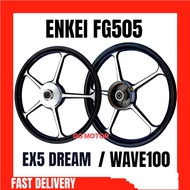 SPORT RIM EX5 / EX5 DREAM / WAVE100 / WAVE125 FG505 FG511 ENKEI SPORT RIM EX5 READY STOCK
