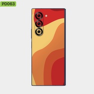 Cover For Samsung Z Fold 7/6/5/4, Skin Wrap Stickers, Wavy Collection By Nexa Skins - ZV009