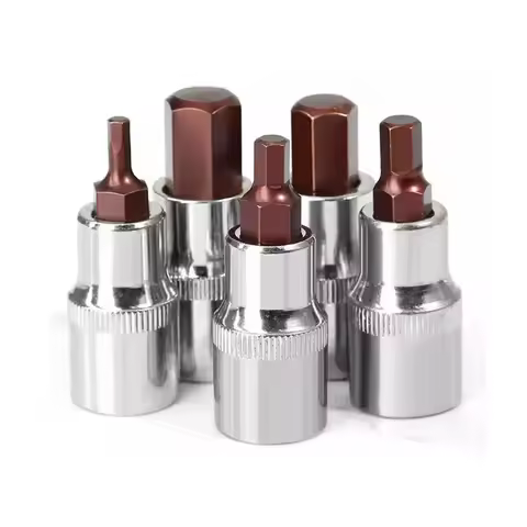 55mm 1/2 Inch Drive Metric Hex Allen Key Bit Socket Metric H3 H4 H5 H6 H7 H8 H10 H12 H14 H17 H19