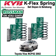 Toyota Vios NCP42 2002 KYB KAYABA Original K-Flex Coil Spring Set