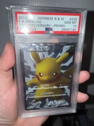 Pokemon 15th 周年比卡超 psa 10 pikachu poncho promo 20th mario munch
