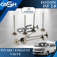 FOTON VIEW CS2 ISF 2.8 ENGINE VALVE INTAKE VALVE EXHAUST VALVE
