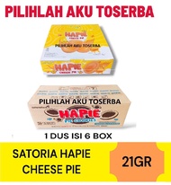 Biskuit Satoria Hapie CHEESE Pie - ( HARGA 1 DUS )