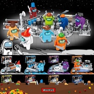 WUHUI 326pcs Among Us Game Minifigures Toy Building Kit Toys Building Blocks Christmas Gifts Cartoon