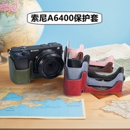 Sony A6400 Protective Case a6100 Camera Bag a6300 Base Leather Case Case a6000 Shoulder Strap Access