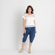 C&D COTTON NORMAL Blouse เสื้อเบล้าซ์ เนื้อผ้าคอตตอน เนียนนุ่ม บางเบาสวมใส่สบาย (CP62WH)