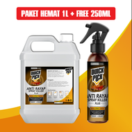 QUICKPICK OBAT PEMBASMI RAYAP SEMPROT [BONUS 250ML] 1L 100ML Spray Cairan Racun Penghilang Anti Raya