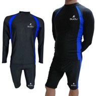 Long Sleeves Rush guard Terno Swimsuit For Men