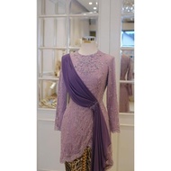 [BEST QUALITY] KEBAYA WANITA DELMORA LILAC