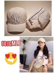 韓國MLB與gucci合作 胸包腰包棒球帽