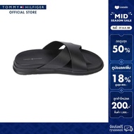 Tommy Hilfiger รองเท้าแตะ ผู้ชาย รุ่น FM0FM05358 BDS - สีดำ