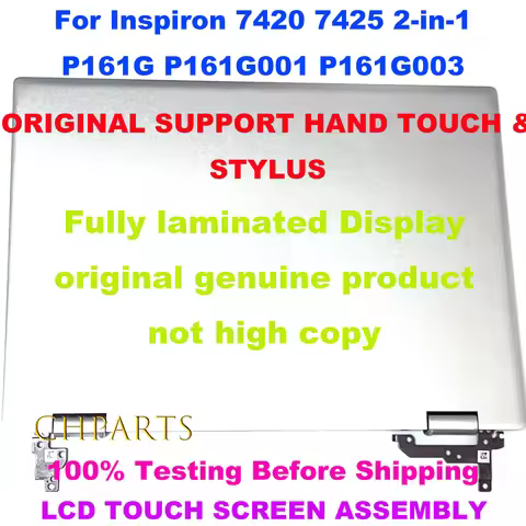For Dell Inspiron 14 7420 7425 2-in-1 P161G P161G001 LCD Touch Screen P161G001 P161G003 Complete Ass