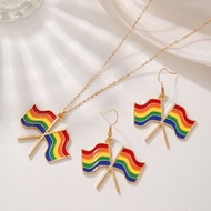 Rainbow Necklace With Pendant PRIDE LGBT Accessories