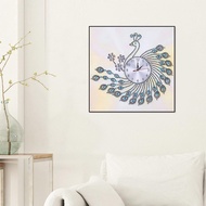 Rumah DIY Lukisan Diamond 5D dengan Gambar Binatang Burung Merak