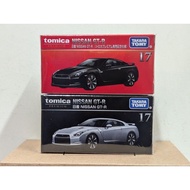 TOMICA PREMIUM 17 NISSAN GT-R Regular Version (Silver) First Press Limited (Black) Left Right Doors 