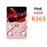 R36S R36 Ultra Handheld Retro Video Game Console IPS Screen 128GB Games Portable Pocket Player Linux