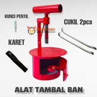 FULL BONUS Alat Tambal Ban Bakar Tambalan bakar manual murah cukil ban Motor