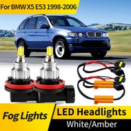 2PCS 30000LM H8 H11 LED Headlight 60W Super Bright 6500K Canbus Fog Bulb CSP 12V For BMW X1 E84 X5 E