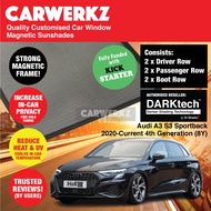 CERTIFIED ORIGINAL Dr Shadez DARKtech Audi A3 S3 Sportback 2020-Current 4th Gen (8Y) Customised Magn