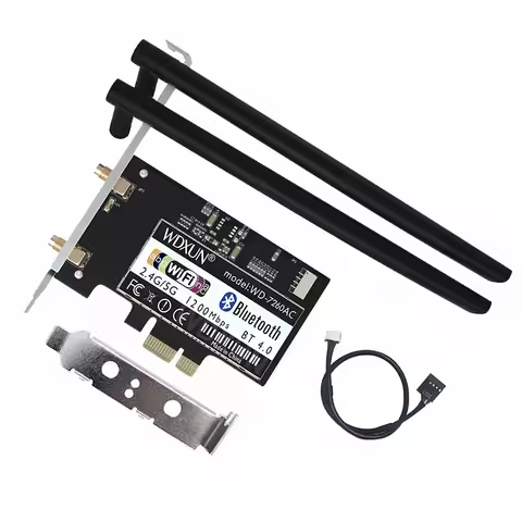 Desktop WIFI PCI Express 7260AC 2.4GHz/5GHz Wi-Fi Inteligente PCIe Bluetooth 867 4.0 wifi card deskt