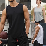 Women & Men Quick‑Dry Sports Tank Tops, Breathable Sleeveless Run & Gym Shirts, Loose Fit Basketball