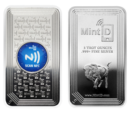 MintID Buffalo 5 oz .999+ Silver Bar 5oz