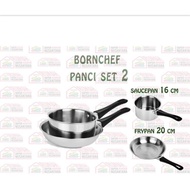 KITCHEN UTENSILS/ PAN SET OF 2 (16CM HANDLE PAN + FRYING PAN /FRYPAN 20 CM)