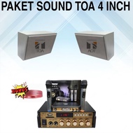 Toa SOUND SYSTEM KARAOKE Package INDOOR And OUTDOOR KARAOKE CAFE And Restaurant Package 2 Speakers TOA FULL SET