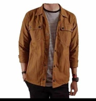 Jaket Semi Parka Pria  Jaket  Kemeja  Pria Parka Cowok Kemeja Parka Pria Jaket Kanvas Pria Trucker Jaket Pria  Kemeja Lengan Panjang | Hem Korean Style | Outer Pria