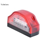 coagulatelove 3 LED Number Lamps E9 12V-24V For Lorry Truck Trailer White Light Waterproof Car Licen