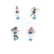 Aokana Four Rhythm Across the Blue Acrylic Stand Set Asuka Kurashina Anime Figure Display Desk Decor