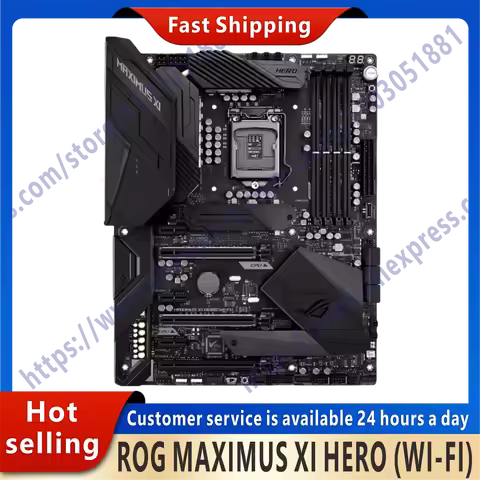 Used ROG MAXIMUS XI HERO (WI-FI) with Z390 chipset LGA 1151 9th/8th generation Core i9/i7/i5/i3 DDR4
