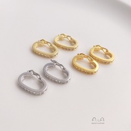 Buckle 14K 18K White Gold Diamond Ring diy