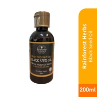 RAINFOREST Organic Black Seed Oil (200ml), Black Cumin Oil, Mintyak Habbatus Sauda, 黑籽油