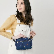 日本 LeSportsac X Dick Bruno Miffy 深藍色帆布 DANIELLA 斜咩袋