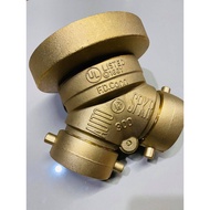 Siamese Twin 6 X 2 1/2 X 2 1/2 with CAP and CHAIN GIACOMINI