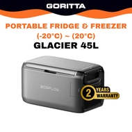 EcoFlow Glacier Classic Portable Fridge Freezer 45L | Outdoor Camping,Fishing Portable Fridge