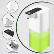 Automatic Soap Dispenser with Sensor, 400 Ml, USB Rechargeable Foam Soap Dispenser, IPX4 Waterproof, Non-Contact