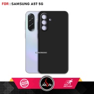 Samsung A57 5G Softcase Silicone Premium Black Matte Casing