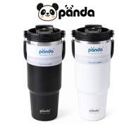 PANDA 900ml 30oz Cold Storage Glass 304 Stainless Steel Temperature-Retaining Hot-Cold With Handle D