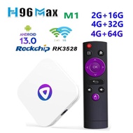H96 MAX M1 13 RAM 2GB/16GB TV BOX RK3528 BLUETOOTH WIFI 6 -Colorblind