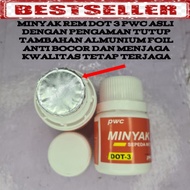 Motorcycle brake fluid dot 3. 50 ML. clear. DOT 3