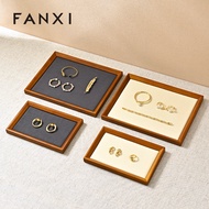 Fancy FANXI Solid wood jewelry tray, jewelry ring, bracelet, necklace display tray, watch jewelry tr