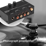 PP500 Phono Preamp Preamplifier with Level Volume Controls RCA Input Output 1/4" TRS Output Interfac