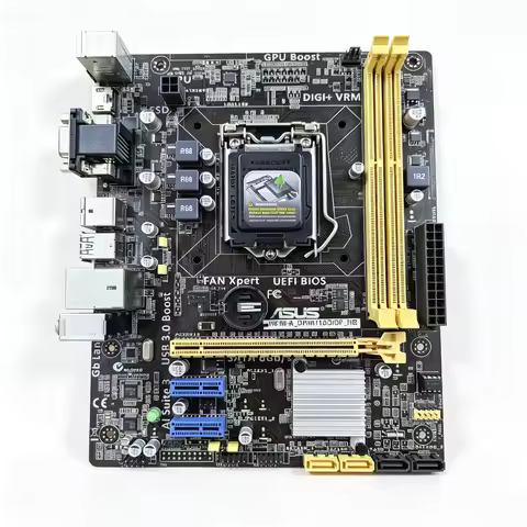 ASUS H81M-A DP/M11ADMotherboard LGA 1150 DDR3 Intel H81 USB3.0 SATA III PCI-E 2.0 Micro ATX Core i3